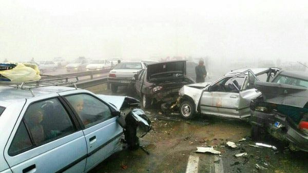 Irán tiene un balance negativo en materia de accidentes de tránsito, debido al irrespeto de las reglas básicas de la conducción.