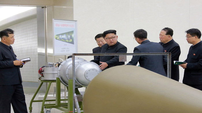 El líder de Corea del Norte, Kim Jong-un, autorizó el sexto ensayo nuclear.