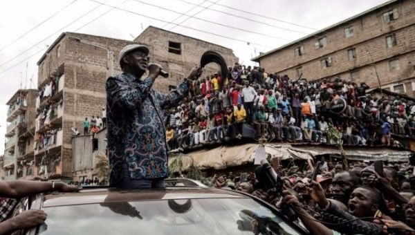 Kenya’s opposition leader Raila Odinga believes he was the rightful winner of Kenya