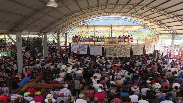 El camino de la delegada indígena rumbo a las elecciones de 2018 empezó en la comunidad Guadalupe Tepeyac, corazón de la Selva Lacandona.