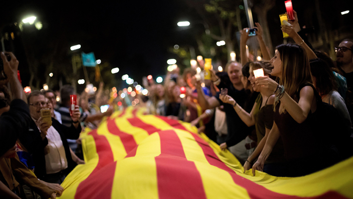Barcelona pide libertad para líderes independentistas