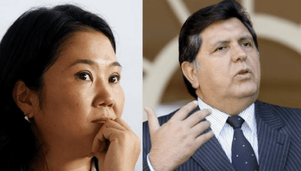 Fujimori and Garcia are under investigation for allegedly being part of a large bribery scheme.