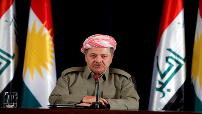 Massoud Barzani aseguró que seguirá trabajando en beneficio de la región.
