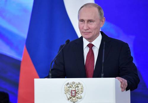 Vladimir Putin habló sobre el Día de la Unidad Nacional ayer en el Kremlin.