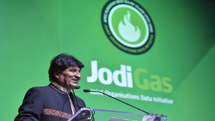 El presidente Evo Morales dijo que está dispuesto a trabajar con el sector privado para la producción gasífera
