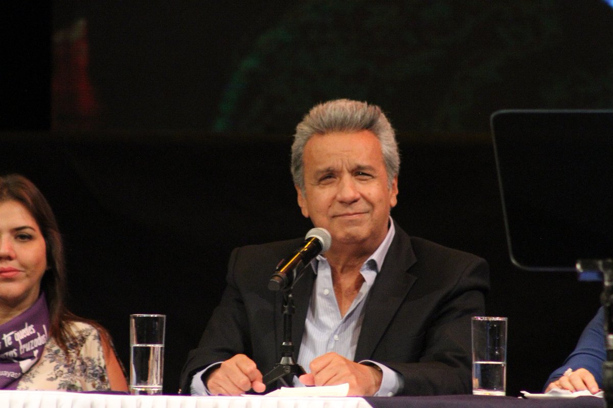 El presidente Lenín Moreno ha sido criticado por su acercamiento a la derecha y alejarse del movimiento Alianza PAIS.