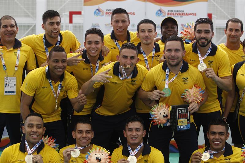 El fútbol sala puso punto final a la edición XVIII de los Juegos Bolivarianos. Colombia venció 5-2 a Ecuador (plata)