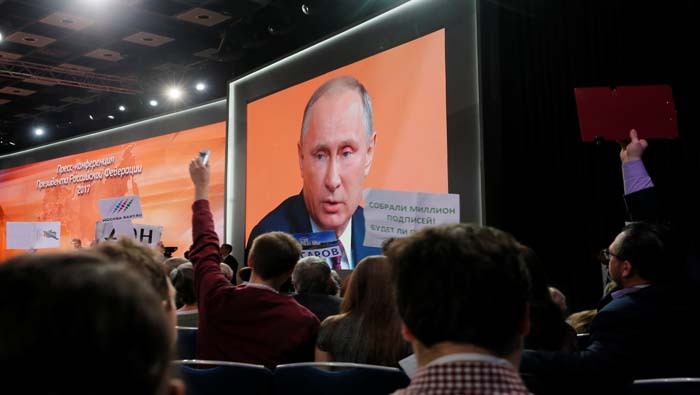 Putin parte como el gran favorito para los comicios del 18 de marzo.