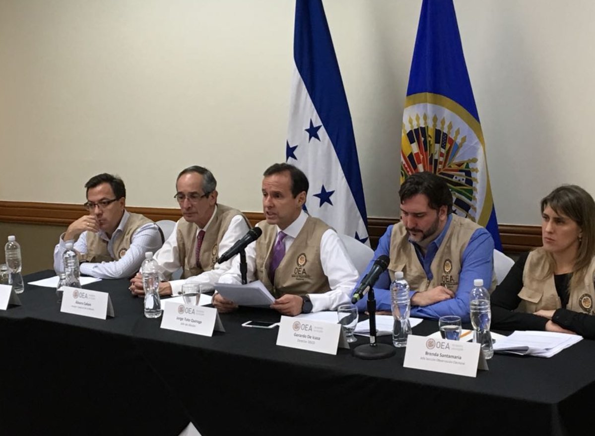 La OEA afirma que el SIEDE no contó con las robustas medidas de seguridad.