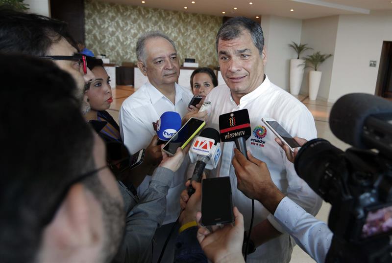 Las impresiones de Correa se dan luego de que su sucesor Lenín Moreno declarara sobre la situación interna de Venezuela desde España.