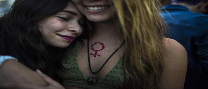 Las mujeres en Brasil han tomado las calles para solidarizarse con el resto de las féminas.