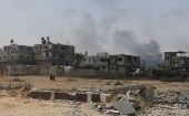 El bombardeo suscitó en la ciudad de Rafah en el sur de la Franja de Gaza.