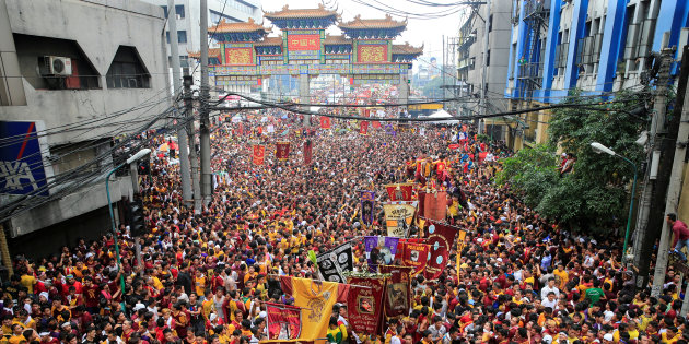 Se estima que este año asistieron entre tres y seis millones de feligreses a la procesión.