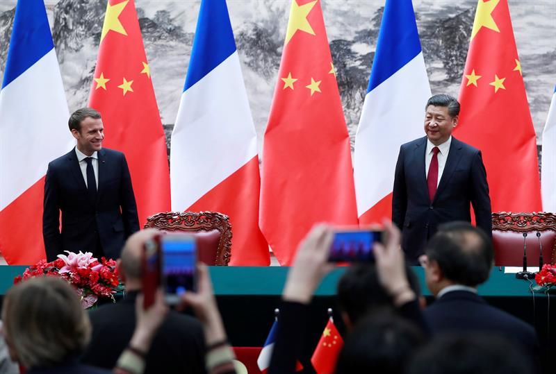 Macron visitó por tres días el país asiático en los que trató varios proyectos bilaterales.