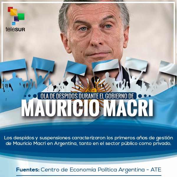 Ola de despidos durante el Gobierno de Macri en Argentina