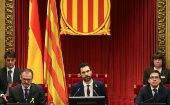 Torrent advirtió que en el Paralamento catalán "se podrá hablar de todo", incluso de la independencia de Cataluña.