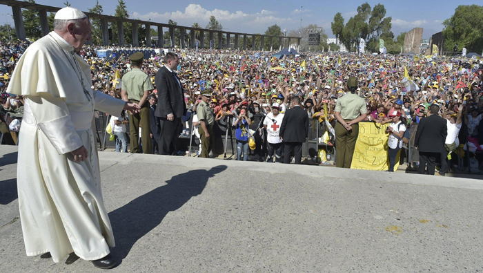 El papa Francisco culminará este jueves su visita a Chile
