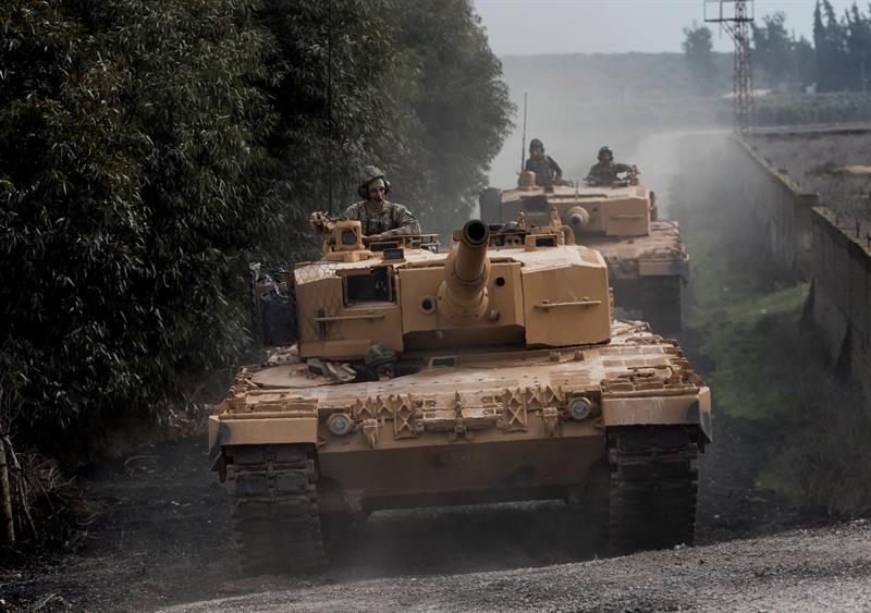 Este sábado el Ejército turco atacó a combatientes kurdos que se encuentran en la provincia siria de Afrín.