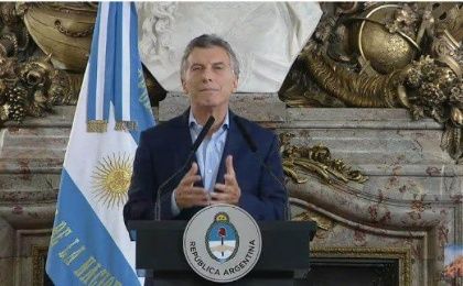El presidente argentino anunció nuevas medidas para la reducción del gasto público.