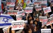 Los residentes de Tel Aviv entran a la novena semana de protestas anticorrupción.