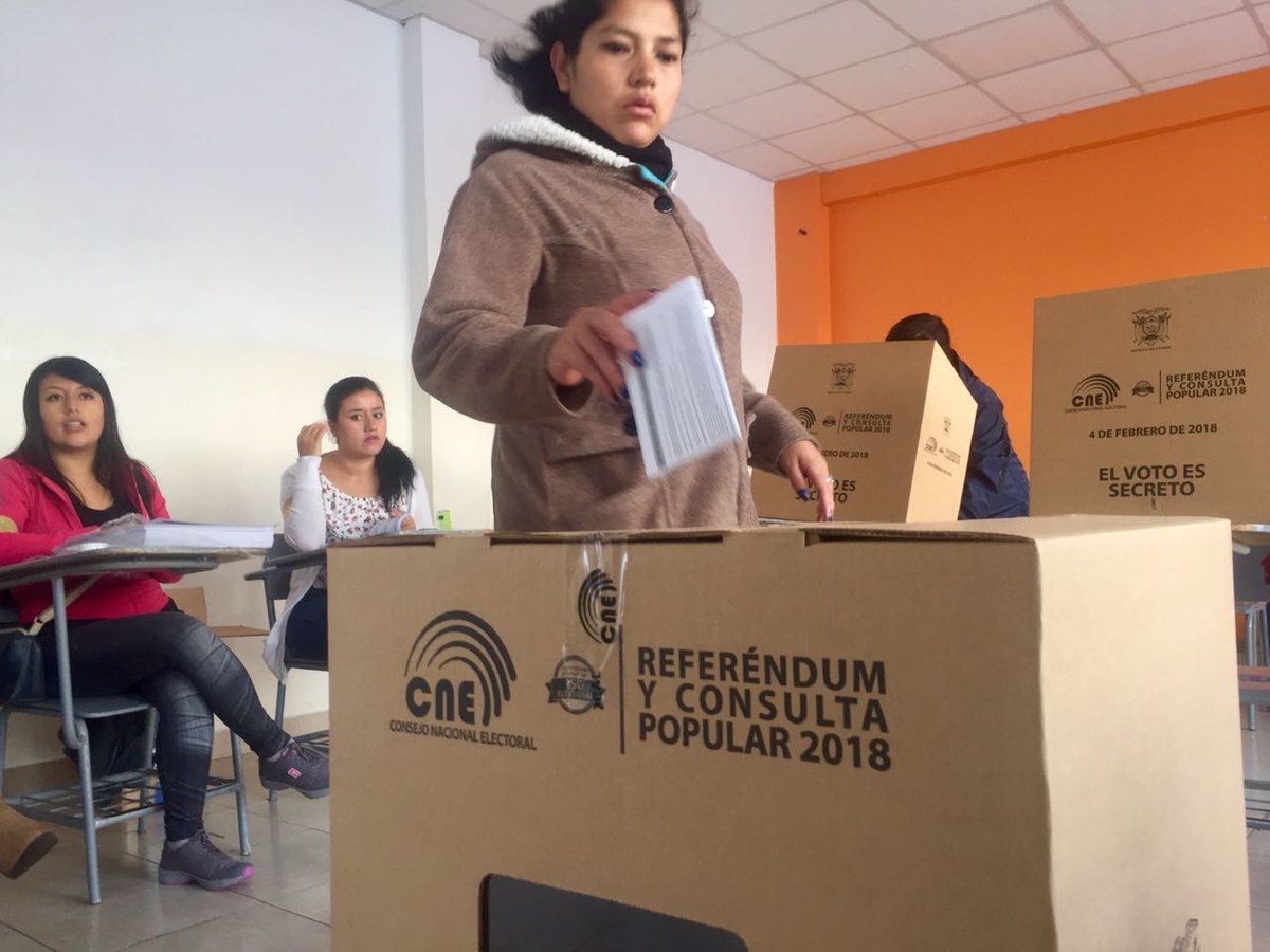 Un poco más de 13 millones de ecuatorianos están convocados a votar este 4 de febrero.