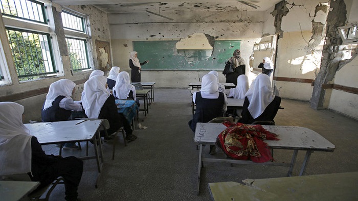 Dos escuelas ubicadas en la Cisjordania ocupada por militares israelí fueron destruidas.