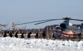 Así son las labores de los rescatistas rusos por el avión siniestrado