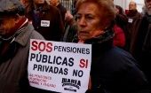 Los sindicatos españoles exigen al Gobierno de Mariano Rajoy asumir el compromiso de la negociación para garantizar pensiones suficientes.