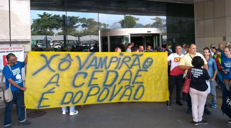 La manifestación fue convocada por la Central Única de Trabajadores (CUT) y movimientos sociales brasileños.