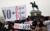 Desde septiembre de 2017, los chilenos han manifestado contra el sistema de AFP y exigen un nuevo mecanismo para las pensiones.