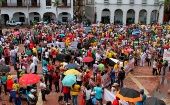 La Fecode convocó marchas simultaneas en Cali, Medellín, Montería, Neiva y Bucaramanga.