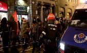 Medios locales informaron que había una alerta máxima en Bilbao por la presencia de fanáticos radicales antes de iniciar el partido.