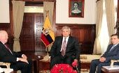 Se trata de la primera visita de un alto funcionario estadounidense a Ecuador en nueve años.