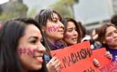 El el marco del día internacional de la mujer en México se realizaron manifestaciones para exigir la igualdad de género.