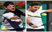 Ambos tenistas han jugado 24 veces. Federer (d) ganó en 18 de ellas.
