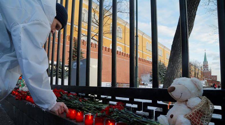 El pasado 25 de marzo, las autoridades rusas reportaron un incendio en el centro comercial Zímniaya Vishnia (Cereza de Invierno, en español), donde unas 64 personas murieron, entre ellos, 41 niños.