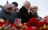 Desde la tragedia, miles de ciudadanos se han reunido en las principales plazas de Rusia para rendir homenaje a las víctimas.