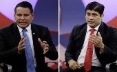 Fabricio y Carlos Alvarado (d) definen al líder que gobernará de 2018 a 2022.