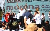López Obrador dijo estar dispuesto a poner sobre la mesa un programa de desarrollo "para generar empleos, enfrentar causas de migración e inseguridad".