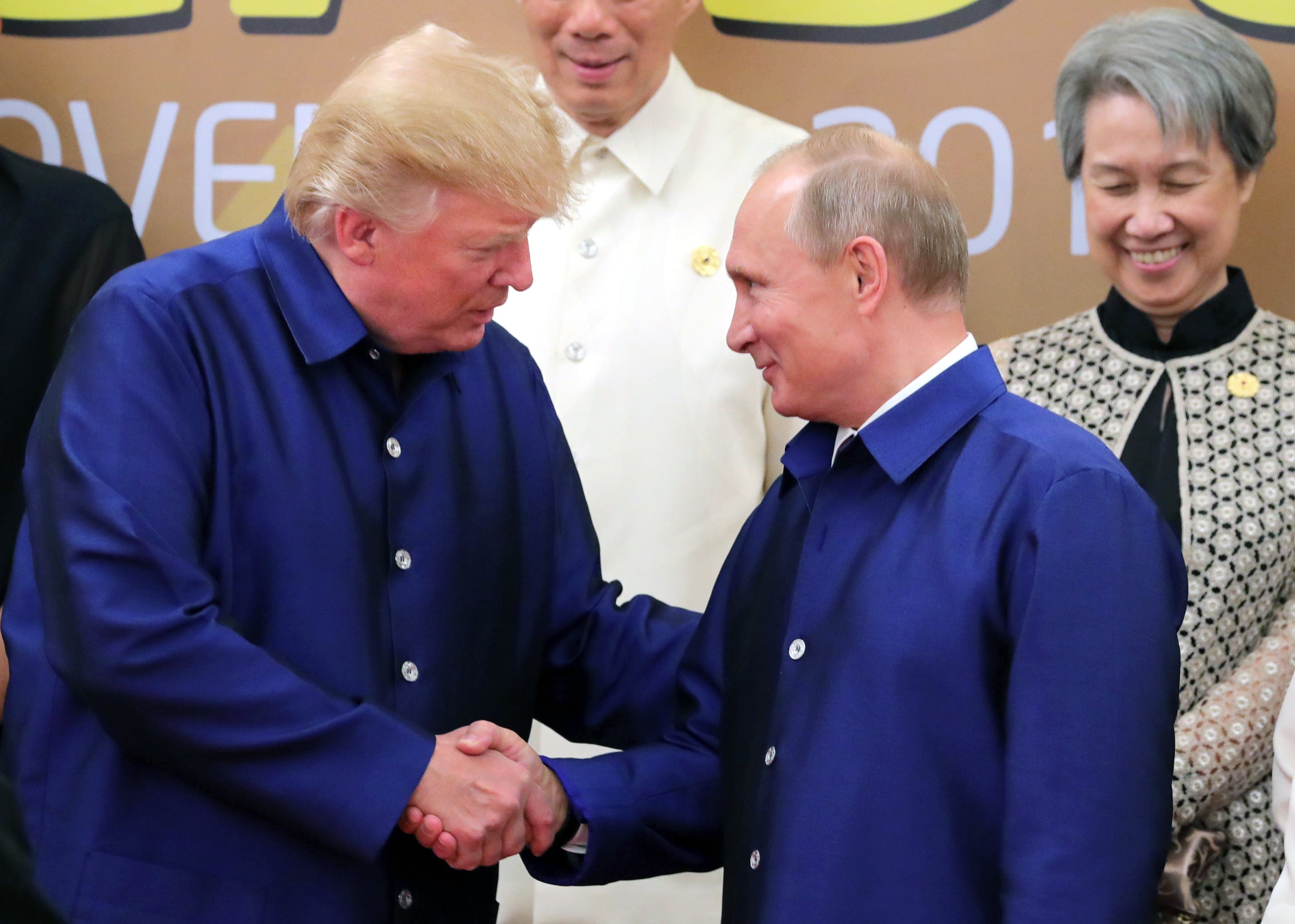 Trump y Putin coincidieron en noviembre de 2017 en la Cumbre del Foro de Cooperación Económica de Asia-Pacífico (APEC) celebrada en Vietnam.