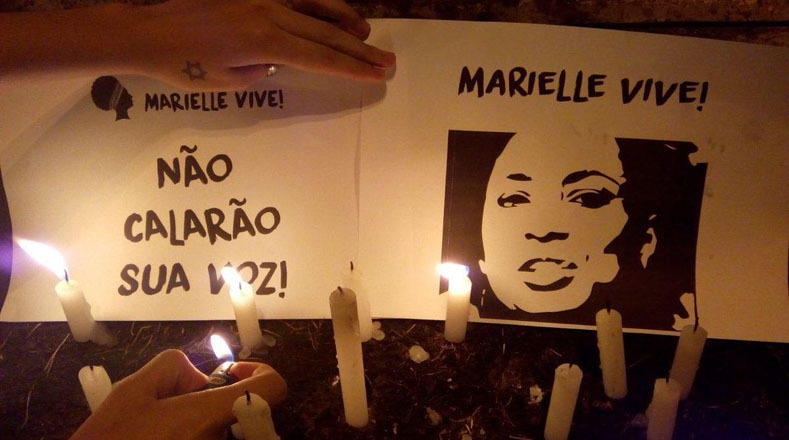 En Río de Janeiro prendieron velas en el barrio de la Maré, donde nació la activista social. También lo hicieron en la Asamblea Legislativa del estado de Río de Janeiro y en la Cámara Municipal, donde trabajaba.   