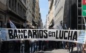 La banca pública nacional de Argentina estará de huelga laboral desde el 3 al 6 de abril, según representantes del gremio.
