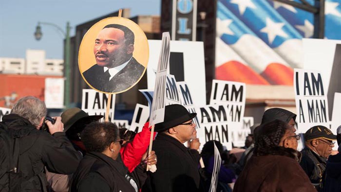 Marchan en EE.UU. a 50 años de la muerte de Martin Luther King