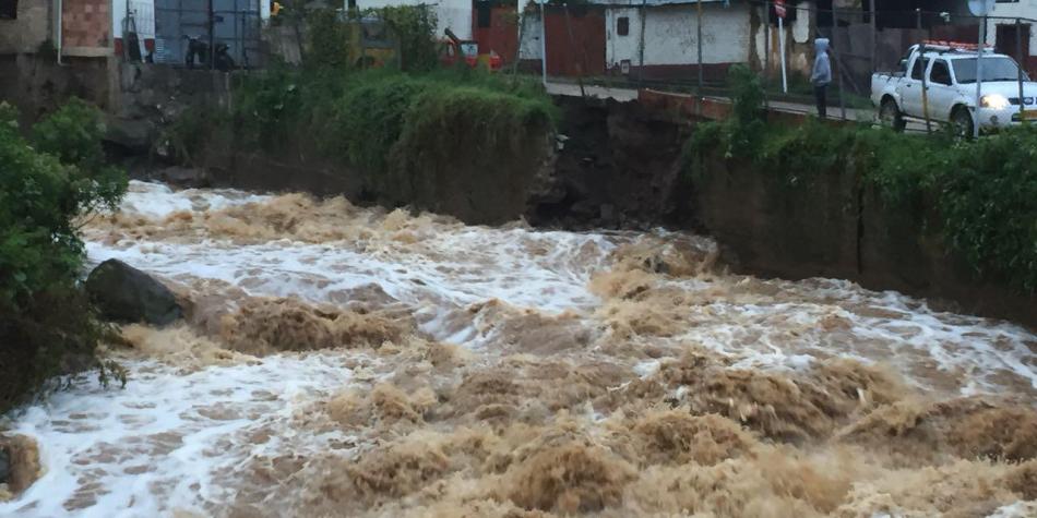 En Cundinamarca están en alerta ante la creciente de ríos, quebradas y derrumbes.