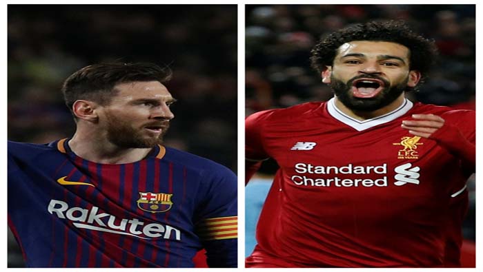 Messi (i) y Salah son las grandes figuras de ambas oncenas.