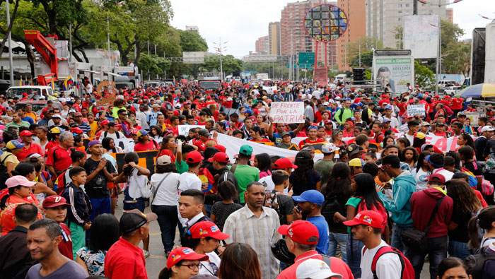 La movilización arrancó desde la avenida Libertador.
