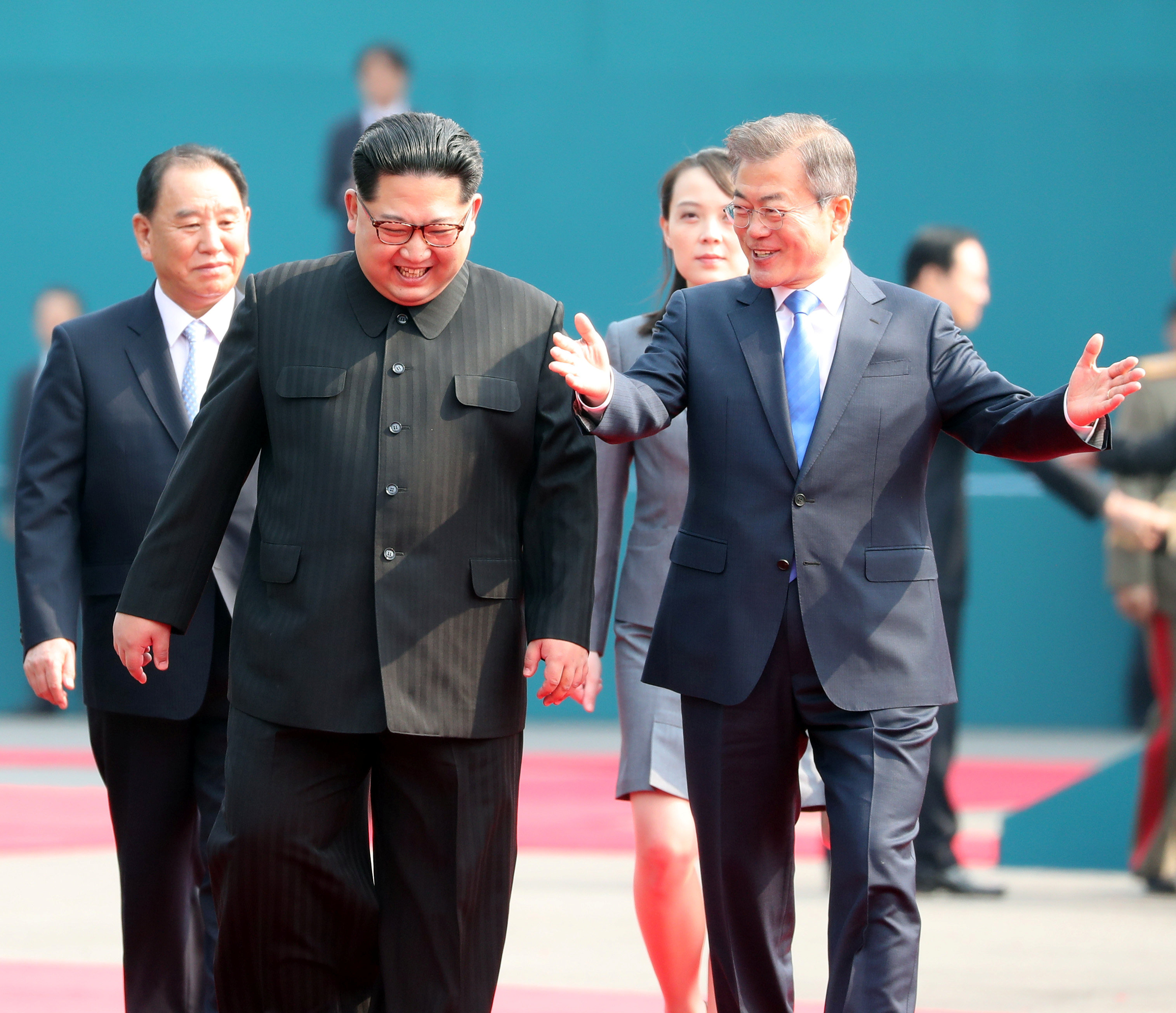 Kim es el primer líder norcoreano que va a Corea del Sur desde 1953.