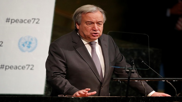El secretario general António Guterres expresó su preocupación por la decisión del presidente estadounidense Donald Trump sobre retirarse del acuerdo.