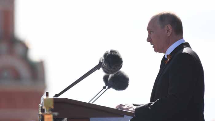 Putin recalcó la valentía del Ejército Rojo.