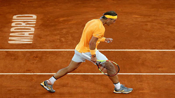 Rafael Nadal avanzó sin problemas a la proxima ronda del master 1000 de Madrid.